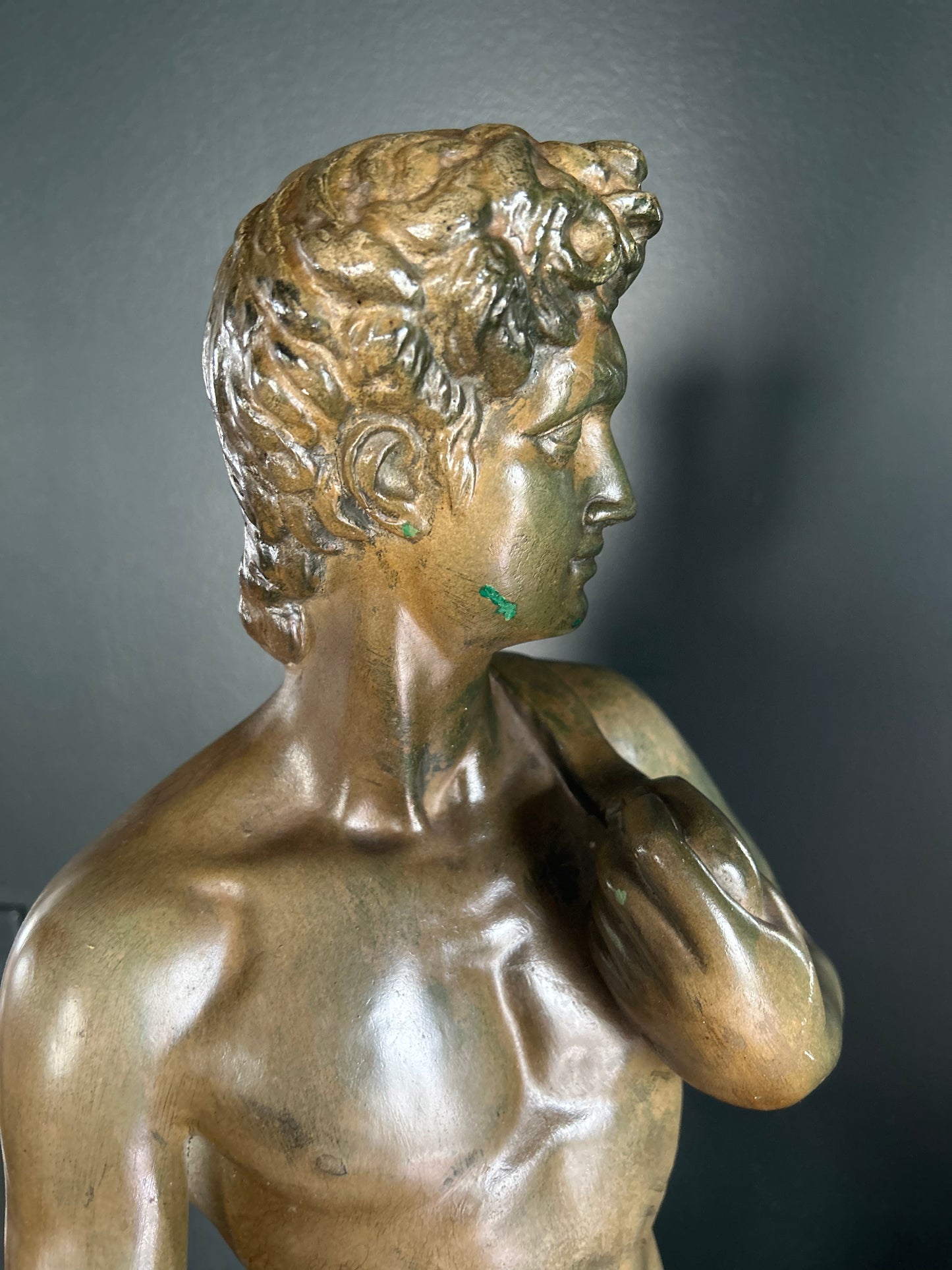 bronze statue, David of Michaelangelo