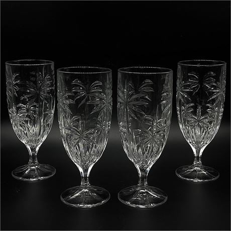 vintage Shannon crystal goblets (set of 4)