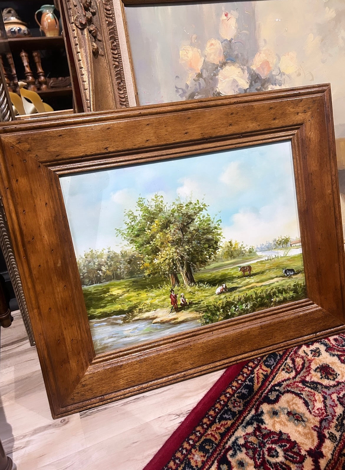 original pasture scene on canvas