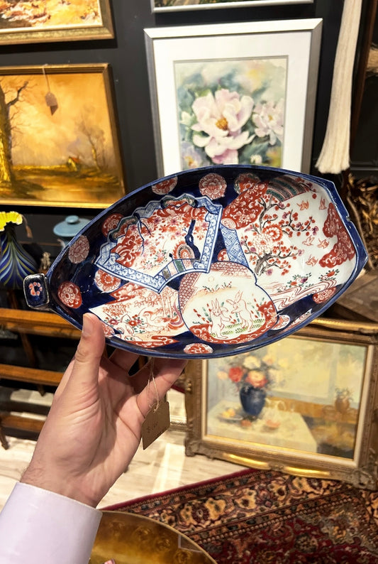 antique Japanese Meiji Imari serving platter