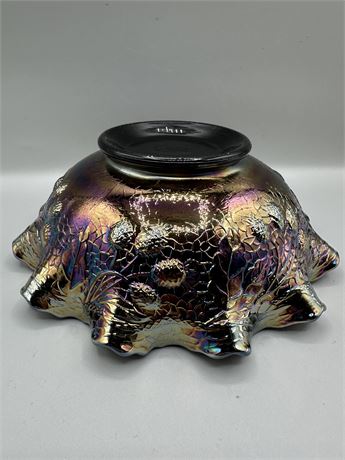 rare iridescent bowl by Fenton