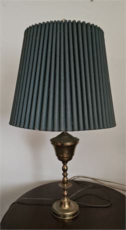 vintage brass neo-classical lamp